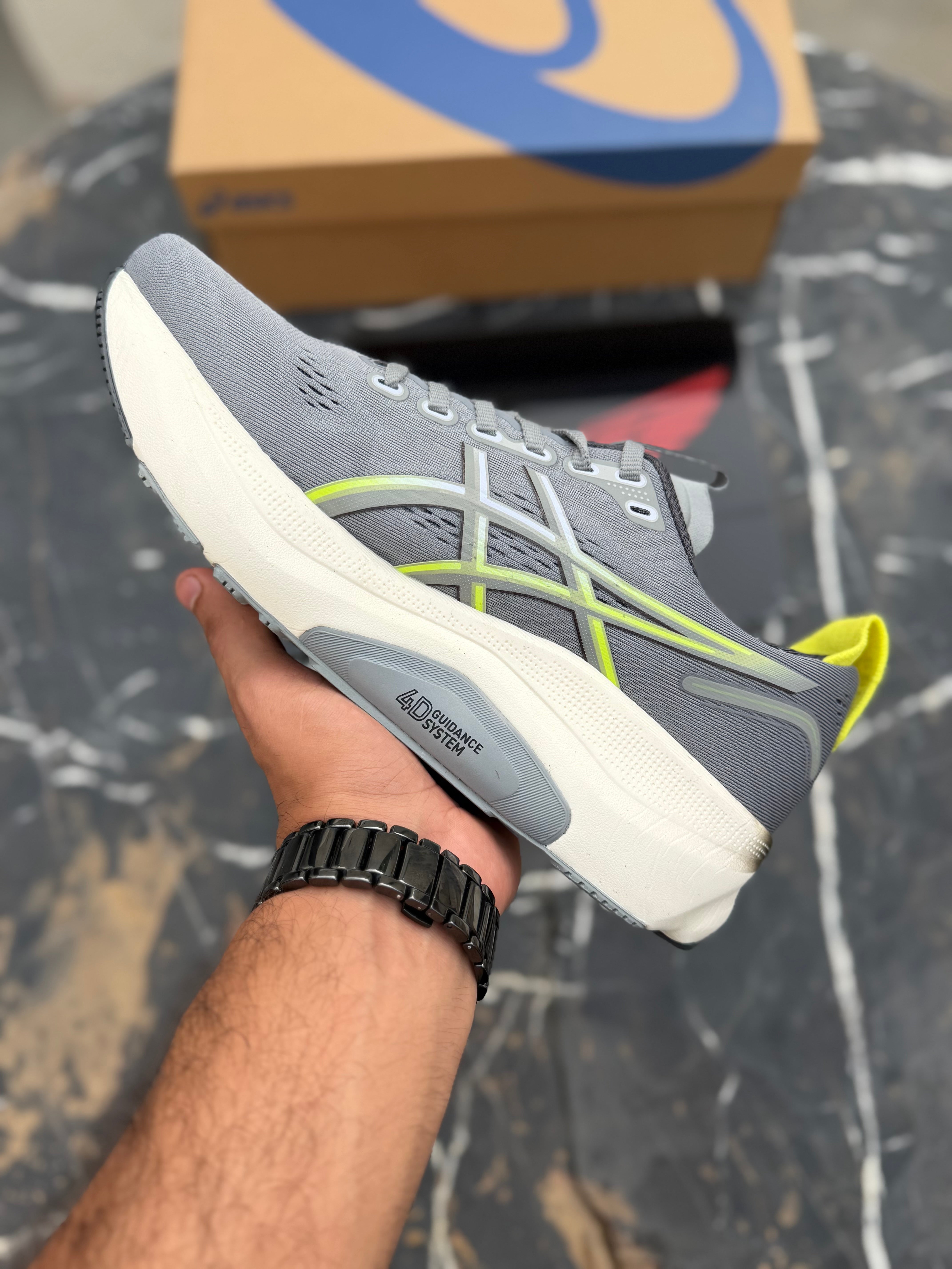 Asiics Gel-Kayano 32 Gravel Citron (Dot perfect)