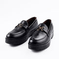 Chunky Sole Loafers- Black (LV)