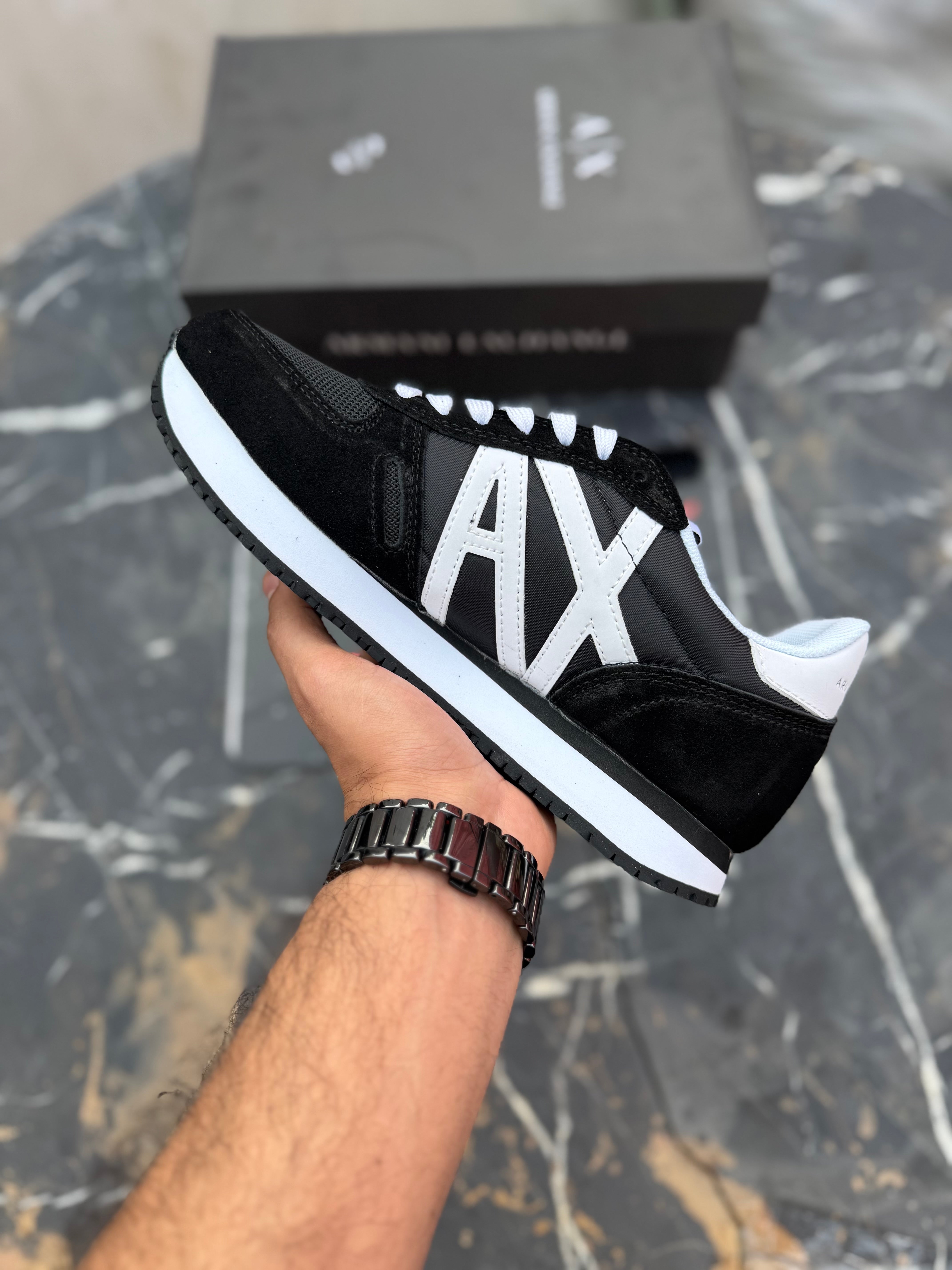 AX trainers-Black White (WS)