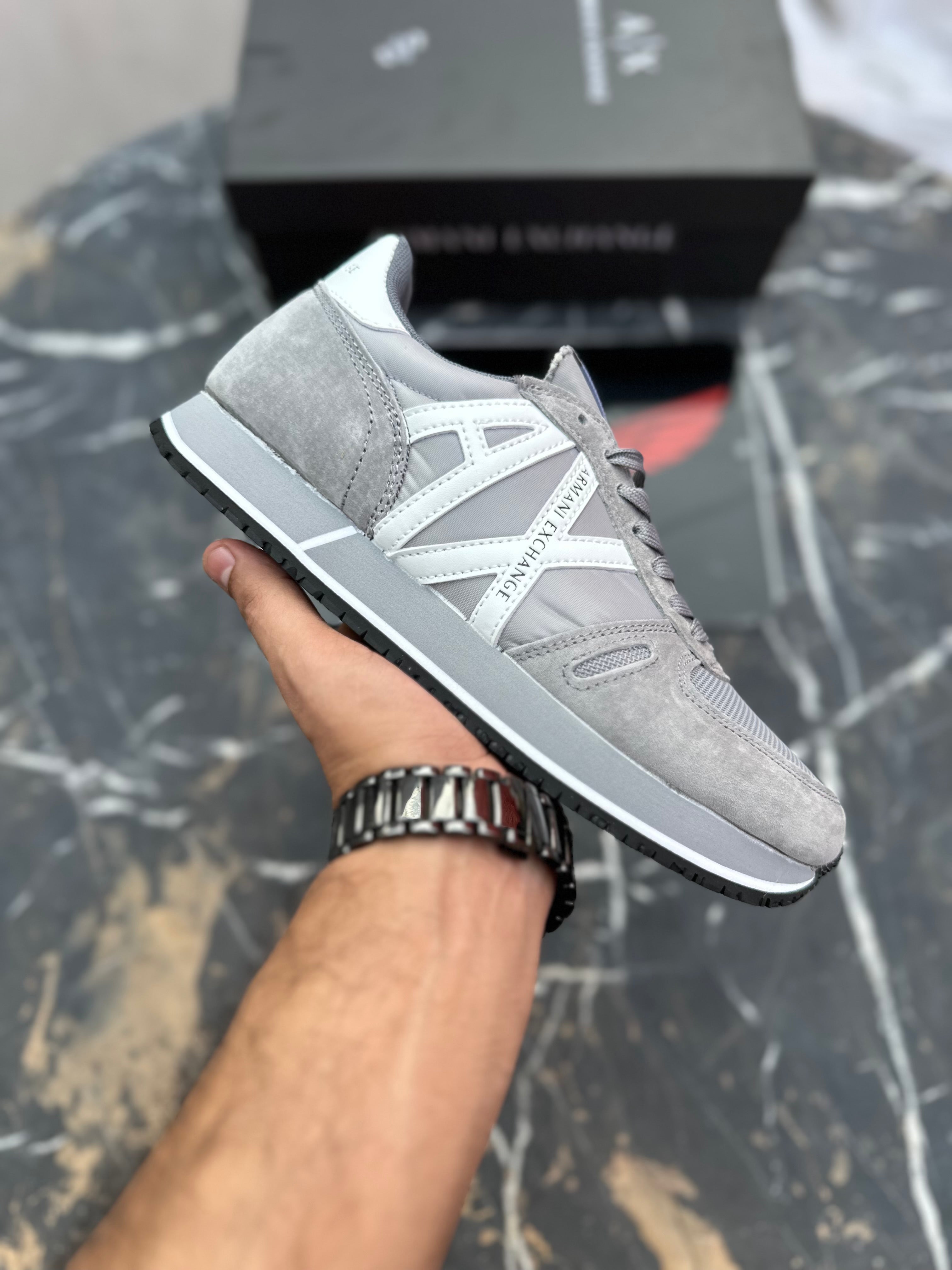 AX trainers-Grey White