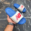 New Balannce Slides Blue white