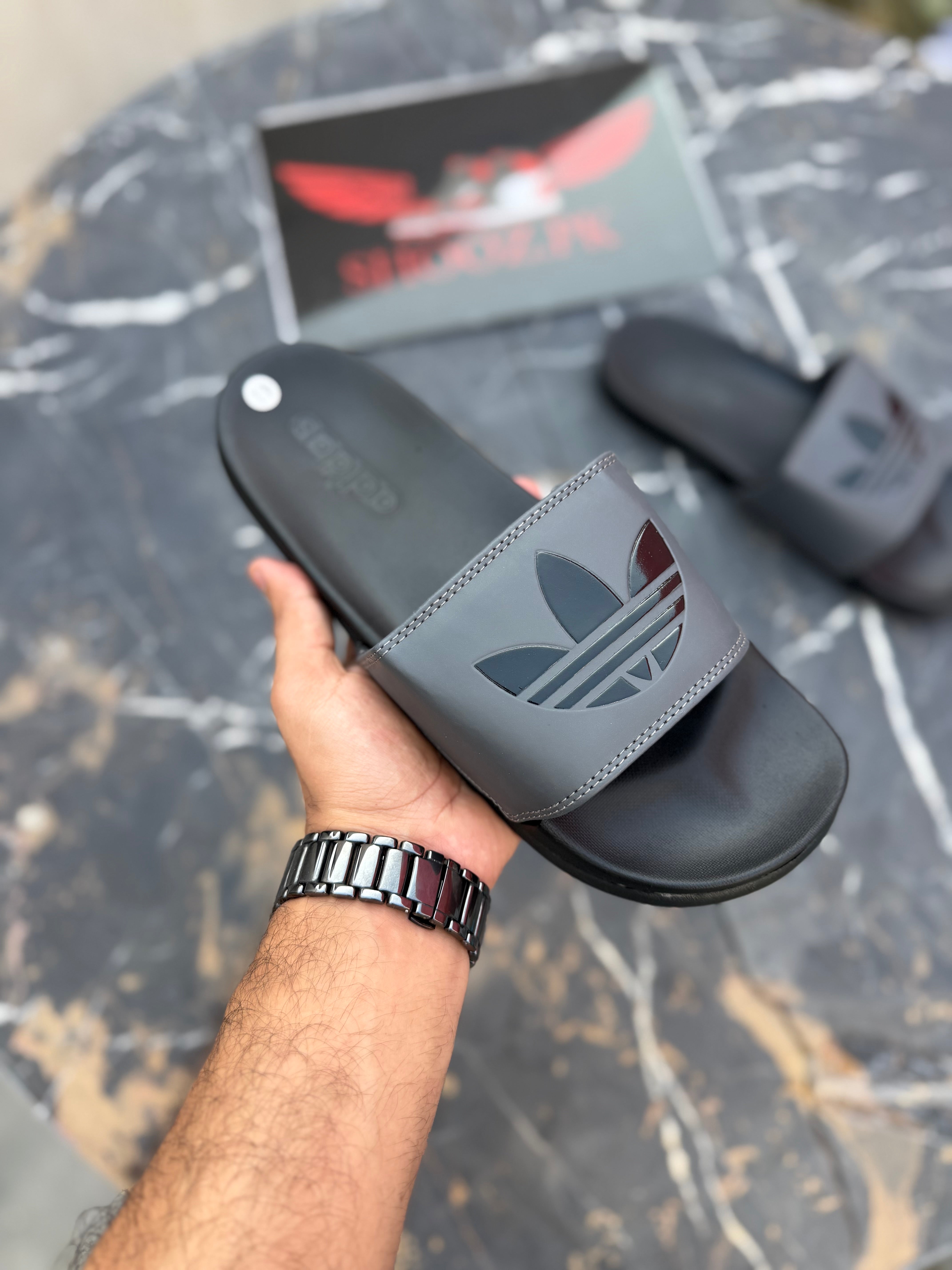 AD comfort slides Grey (logo)