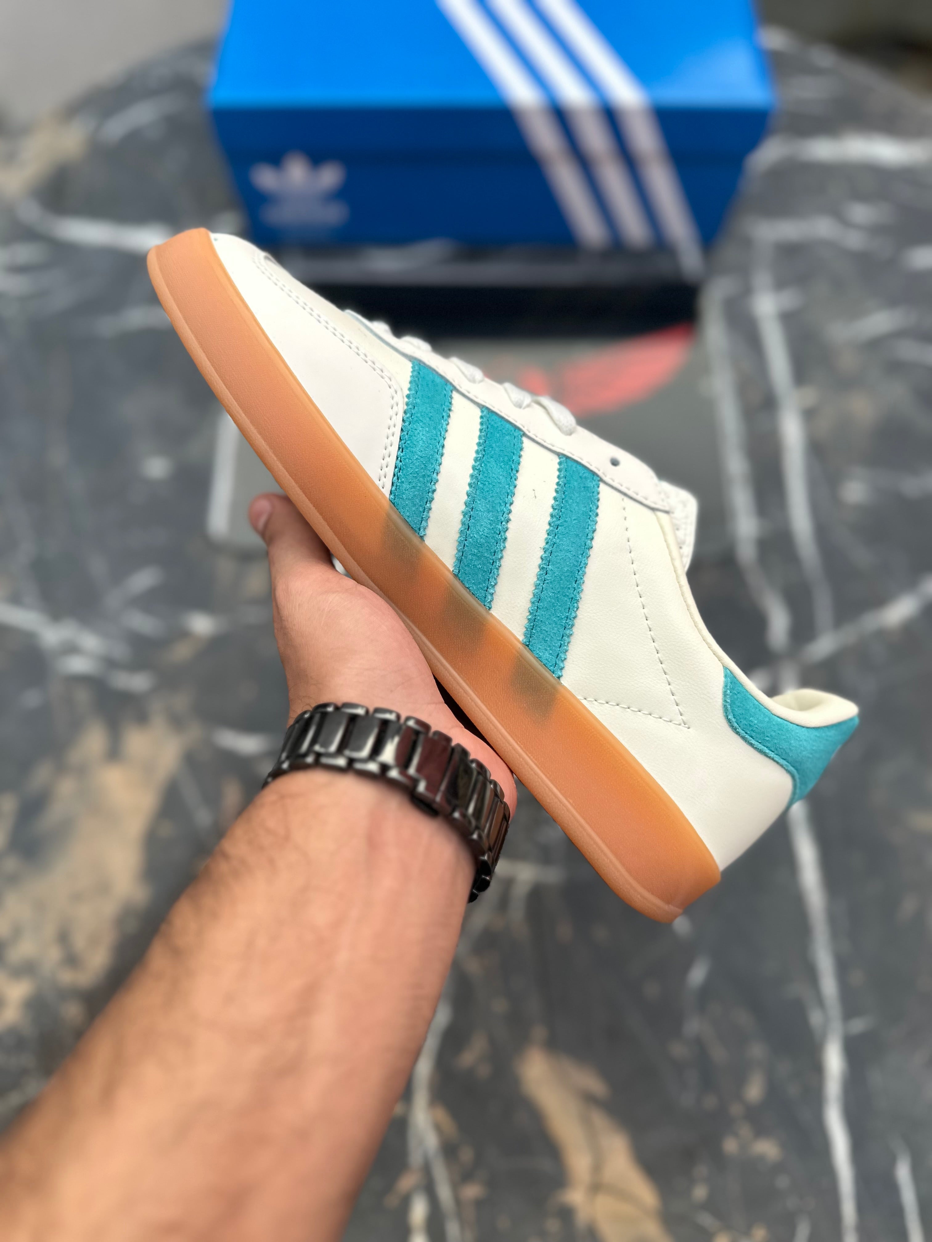 AD Gazelle Turquoise White (1:1 batch)