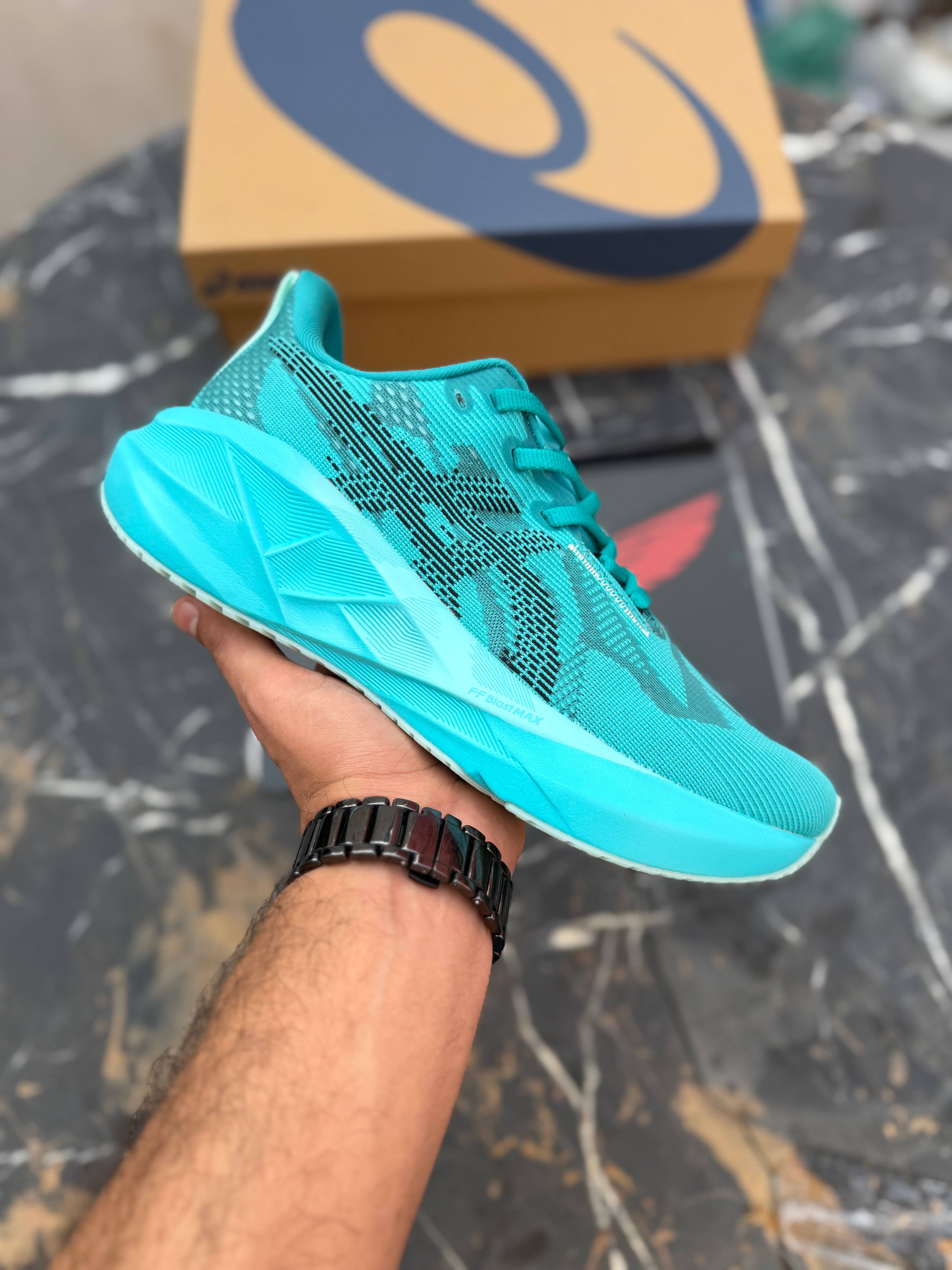Asiics Novablast 5 Wave Teal (Dot perfect)