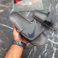 NK turbo slides (Strap)- Grey