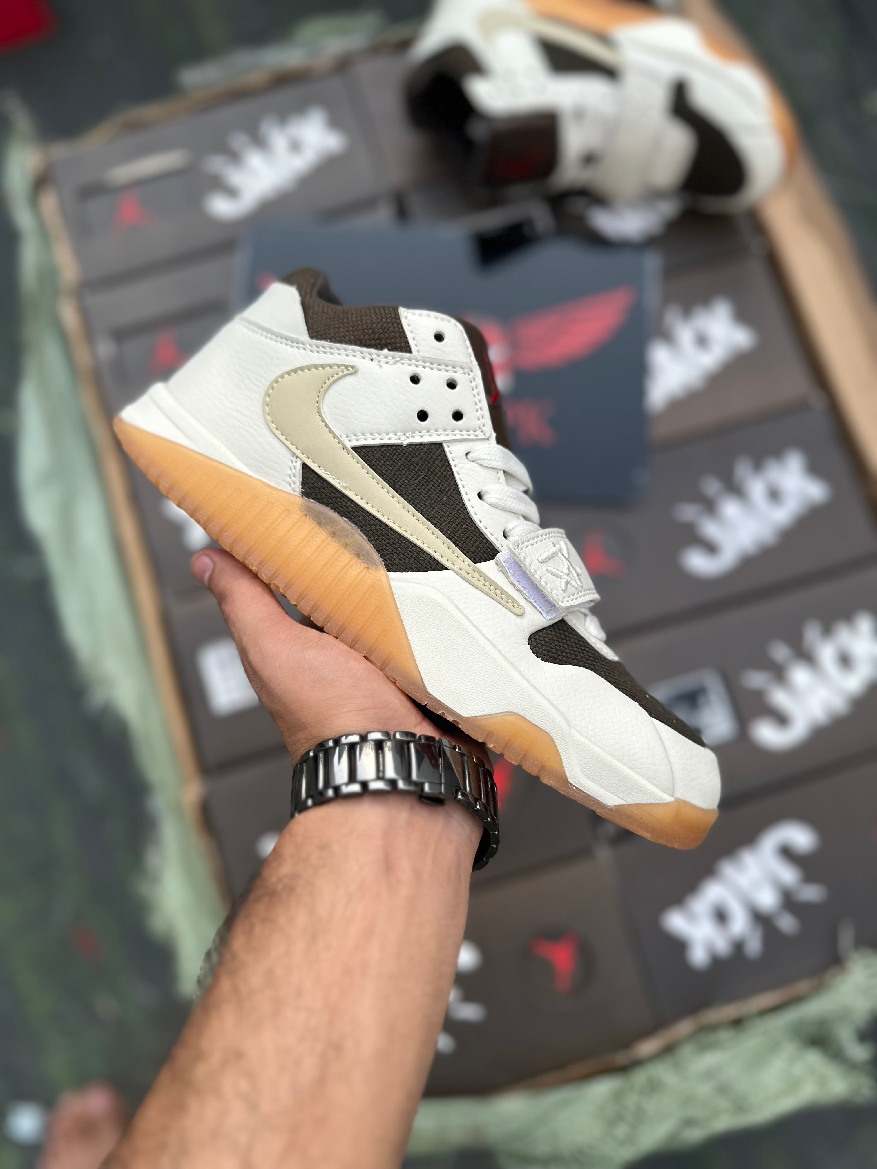 Aj Jumpman jack reverse Mocha (1:1 batch)