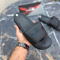 AD comfort slides All Black (logo)