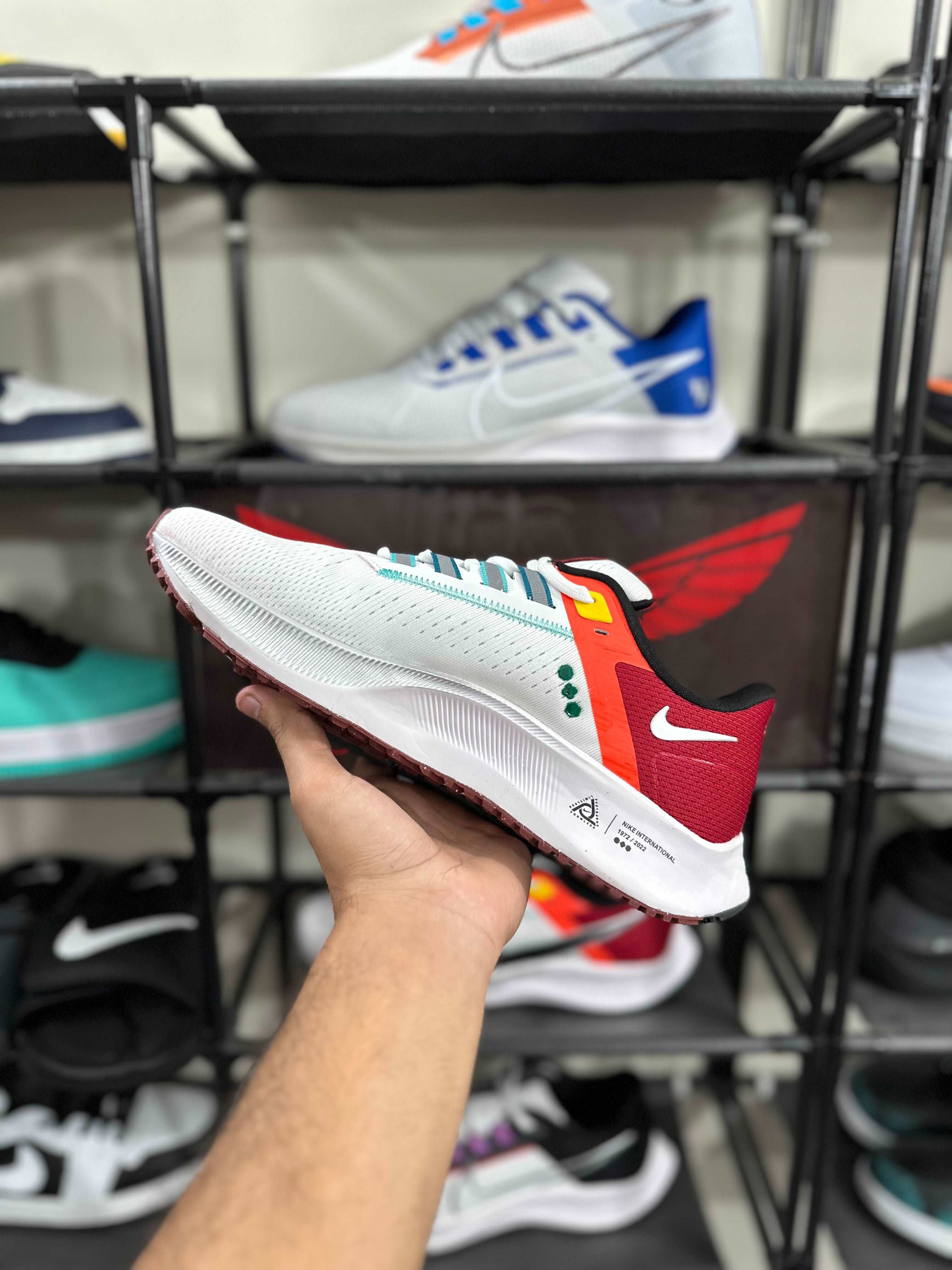 NK pegasus 38 sail white red black