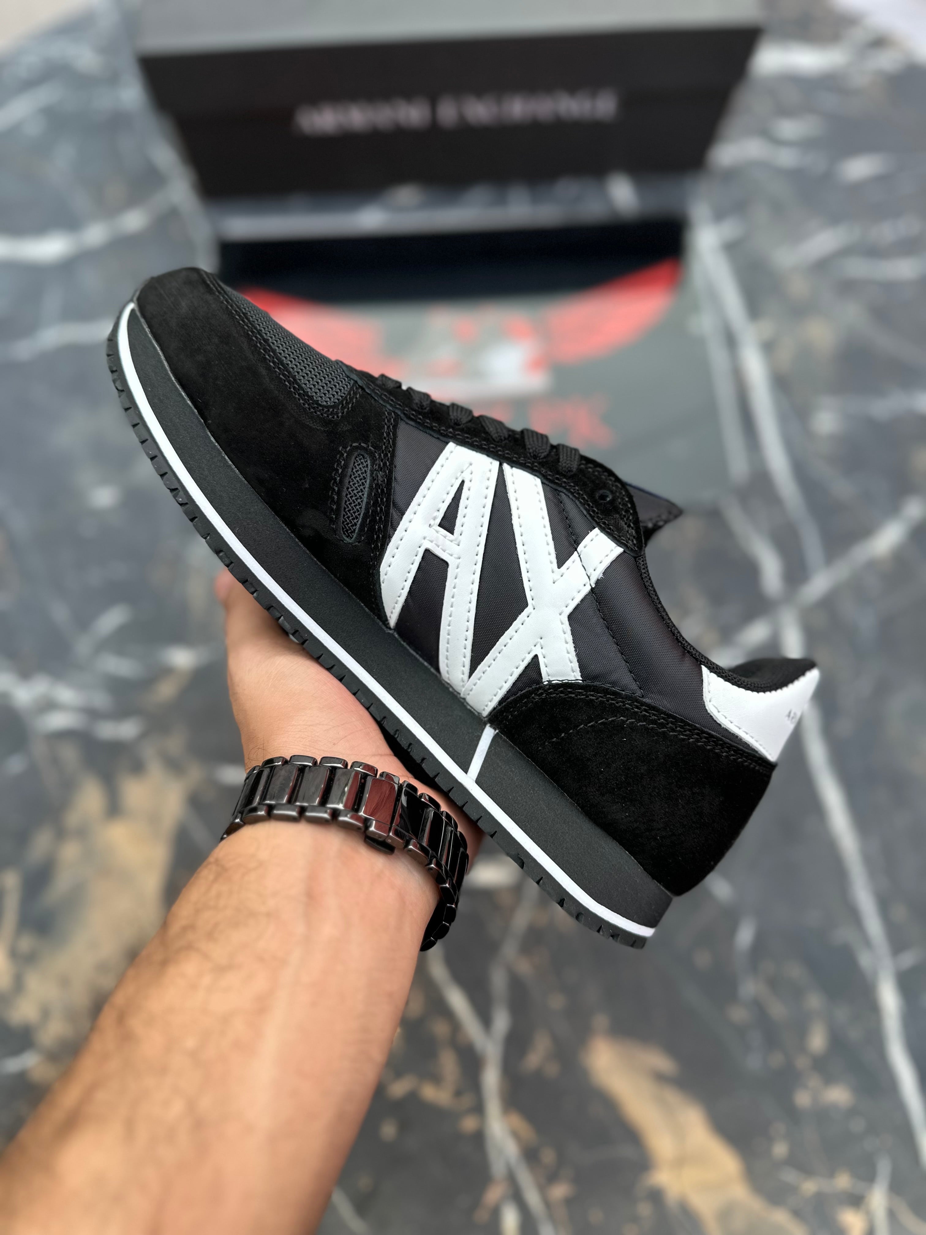 AX trainers-Black White