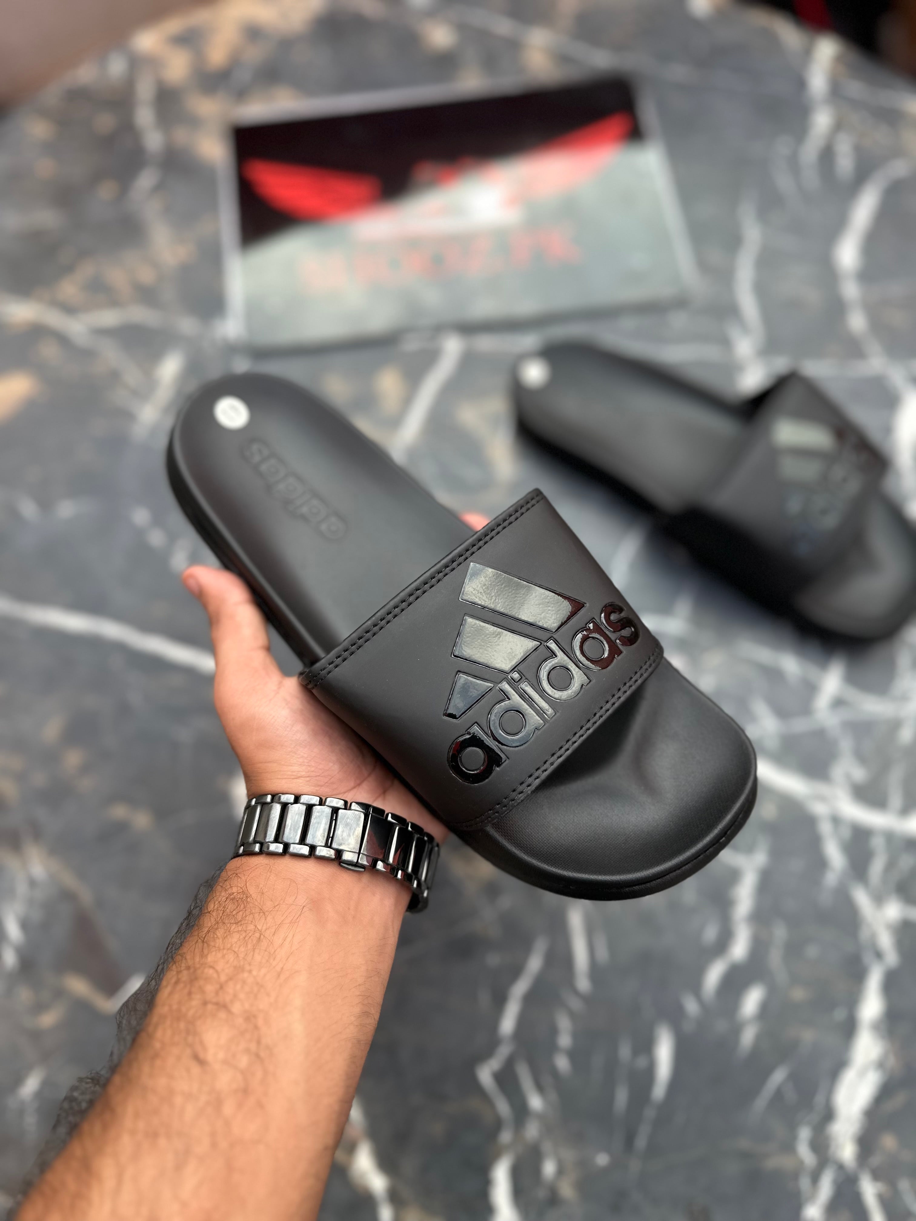 AD comfort slides All Black