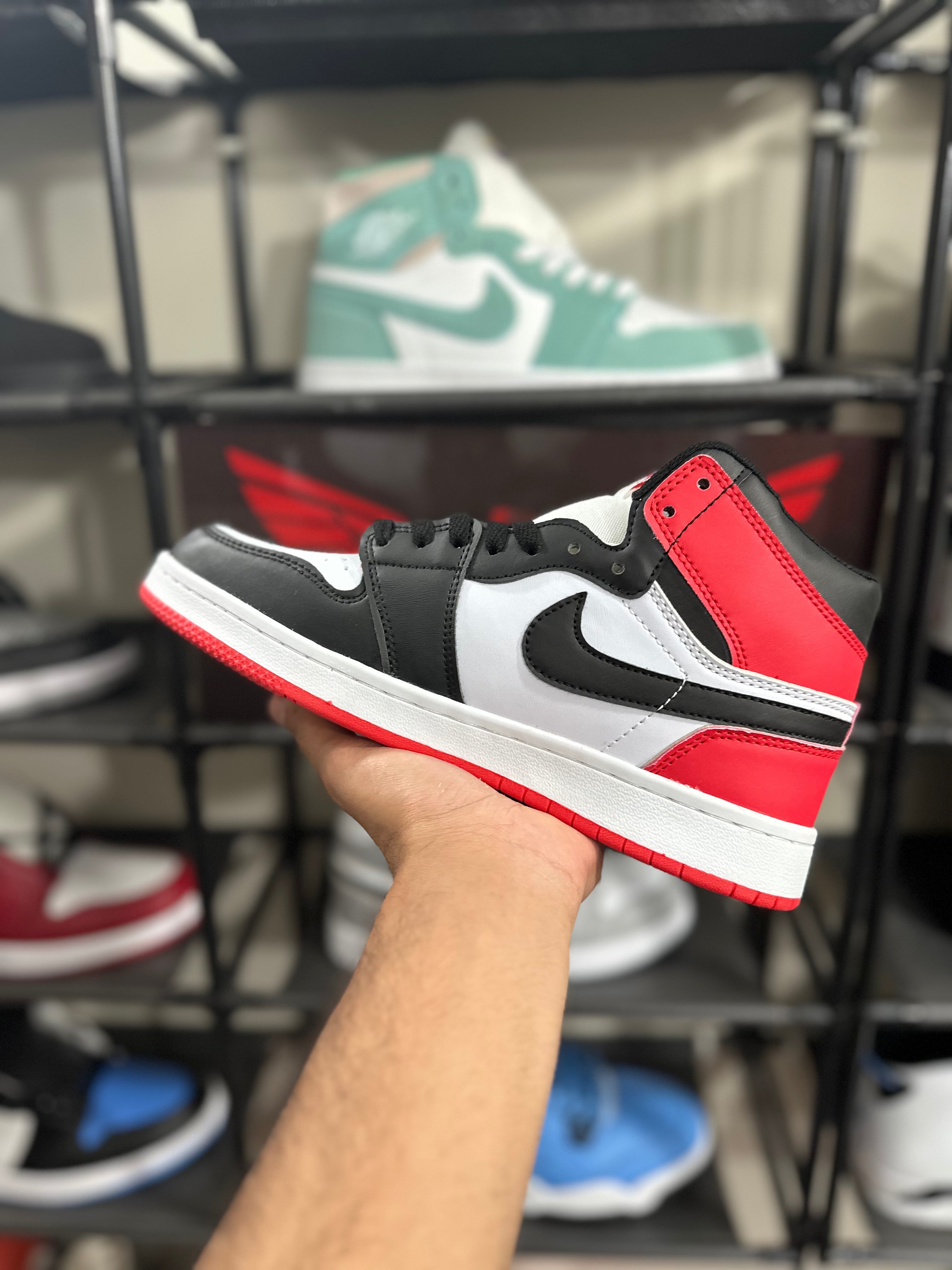 Aj 1 Black toe highs