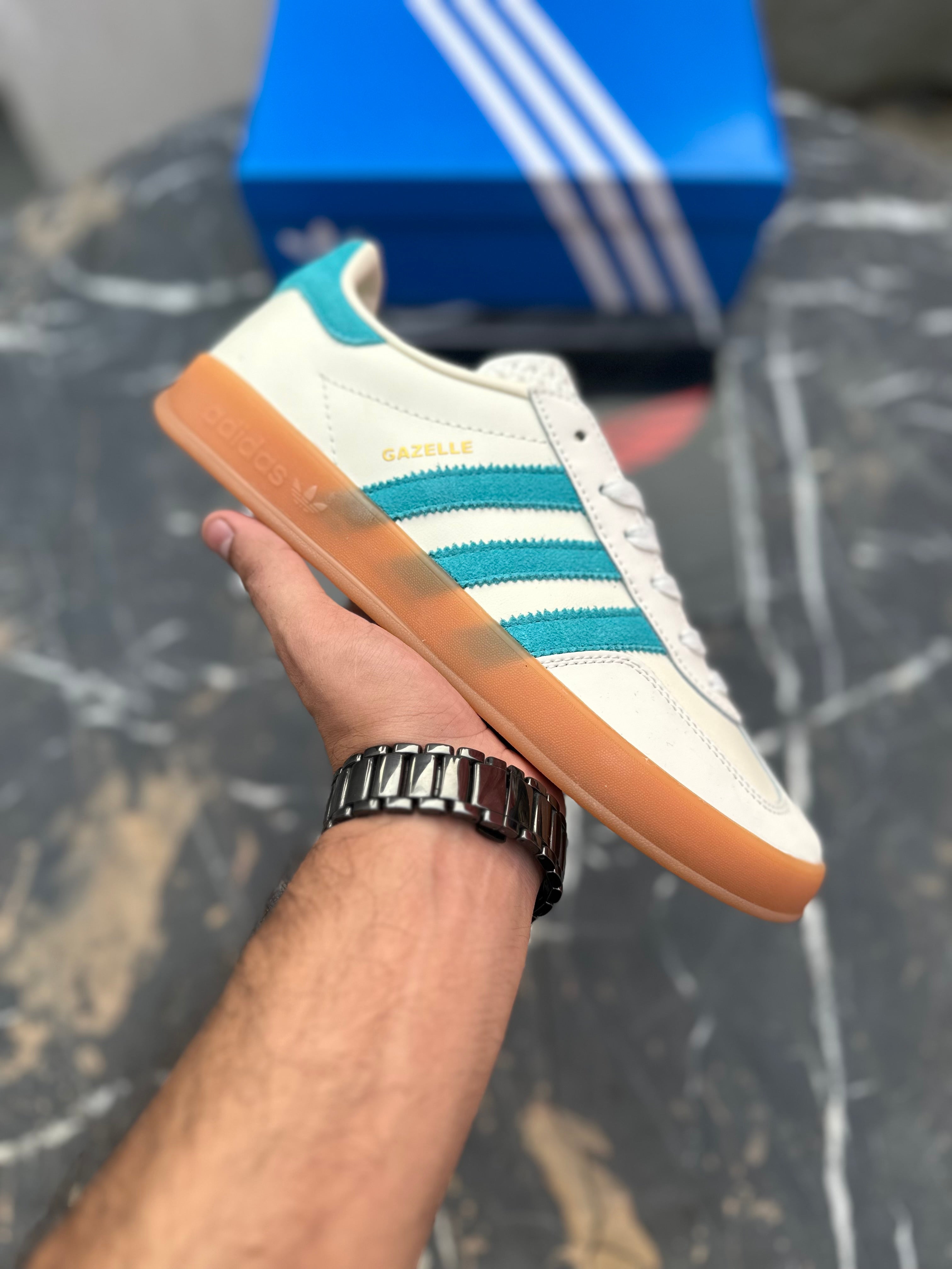 AD Gazelle Turquoise White (1:1 batch)