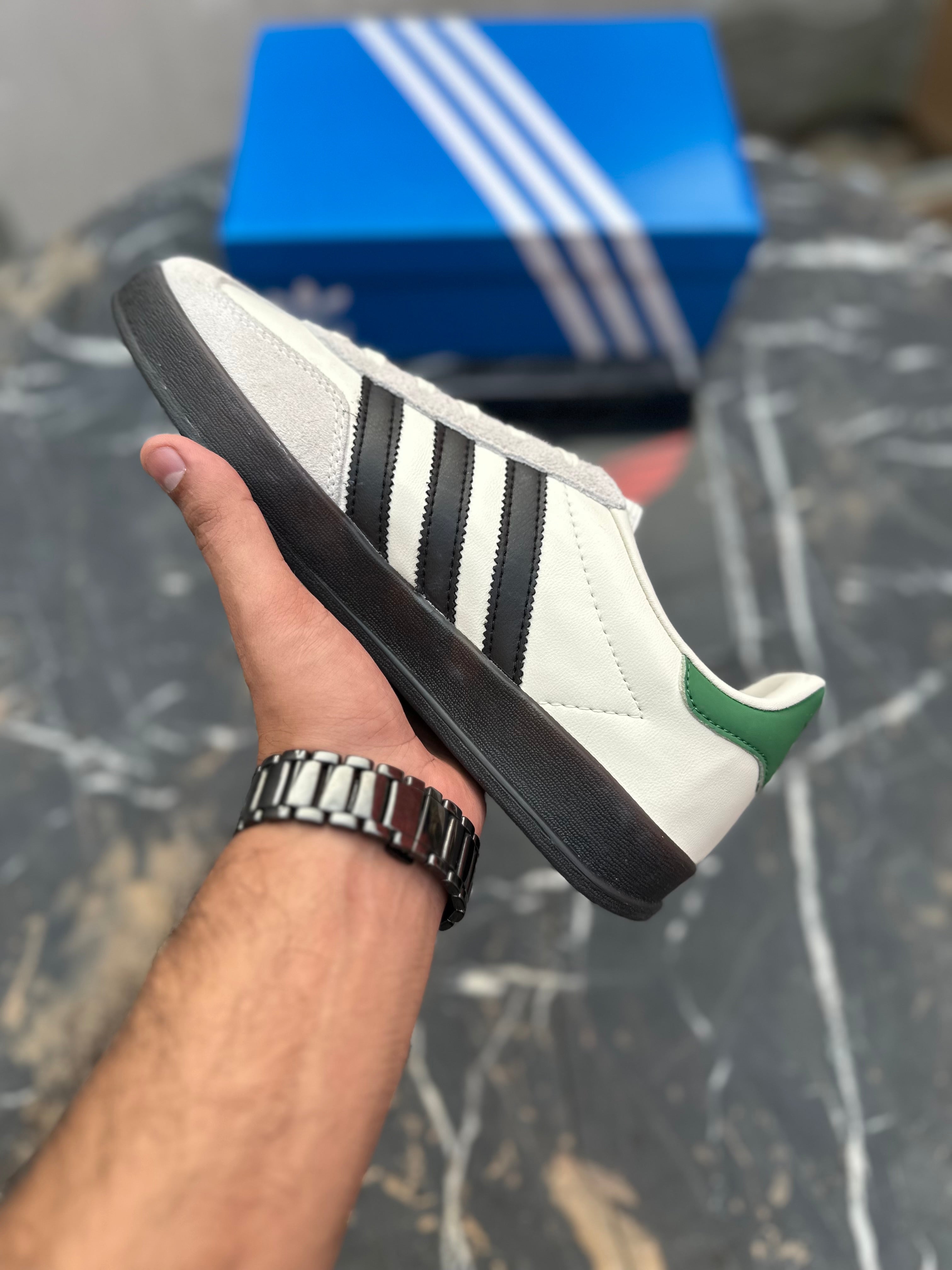 AD Gazelle White black green (1:1 batch)
