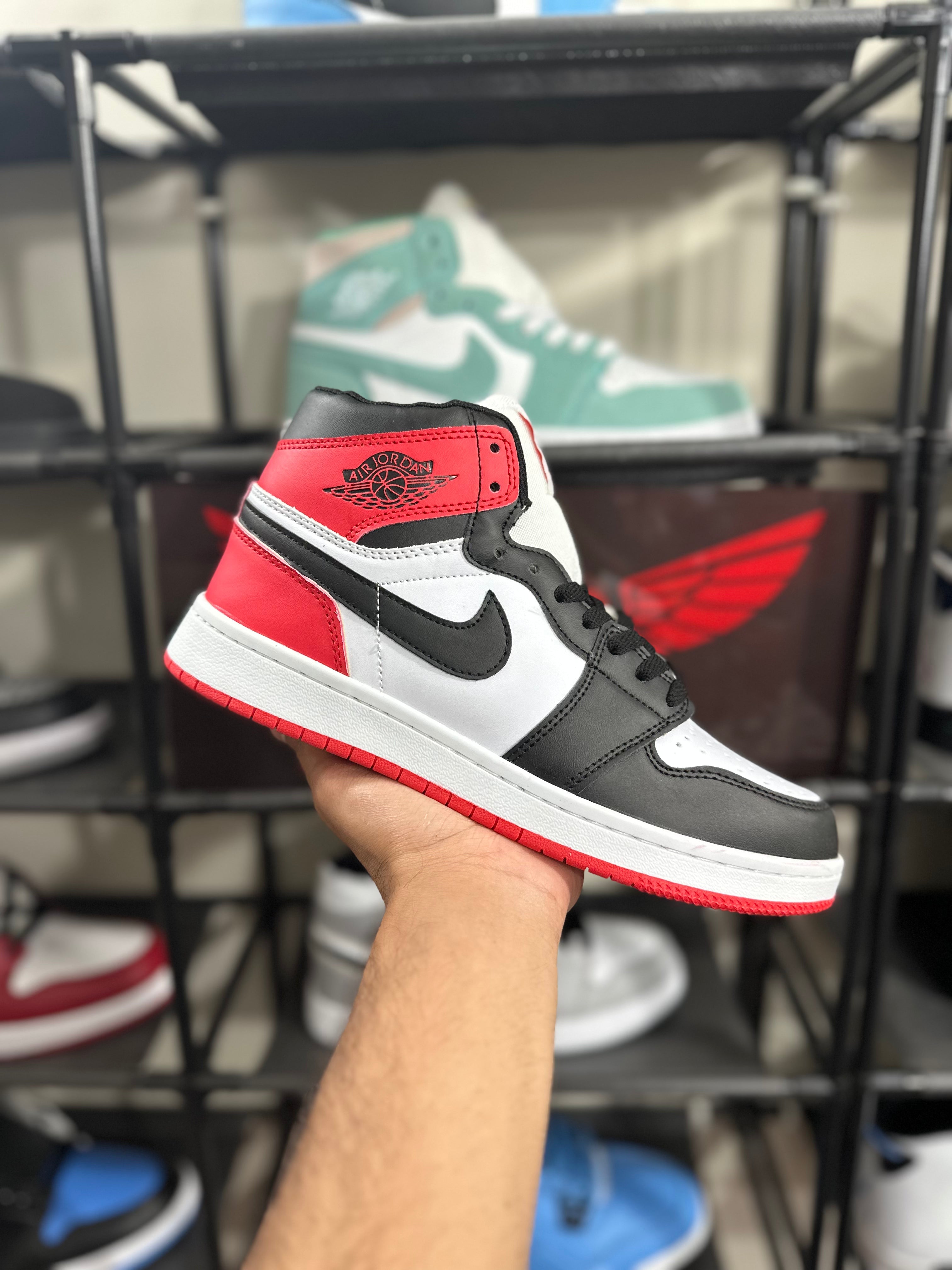 Aj 1 Black toe highs