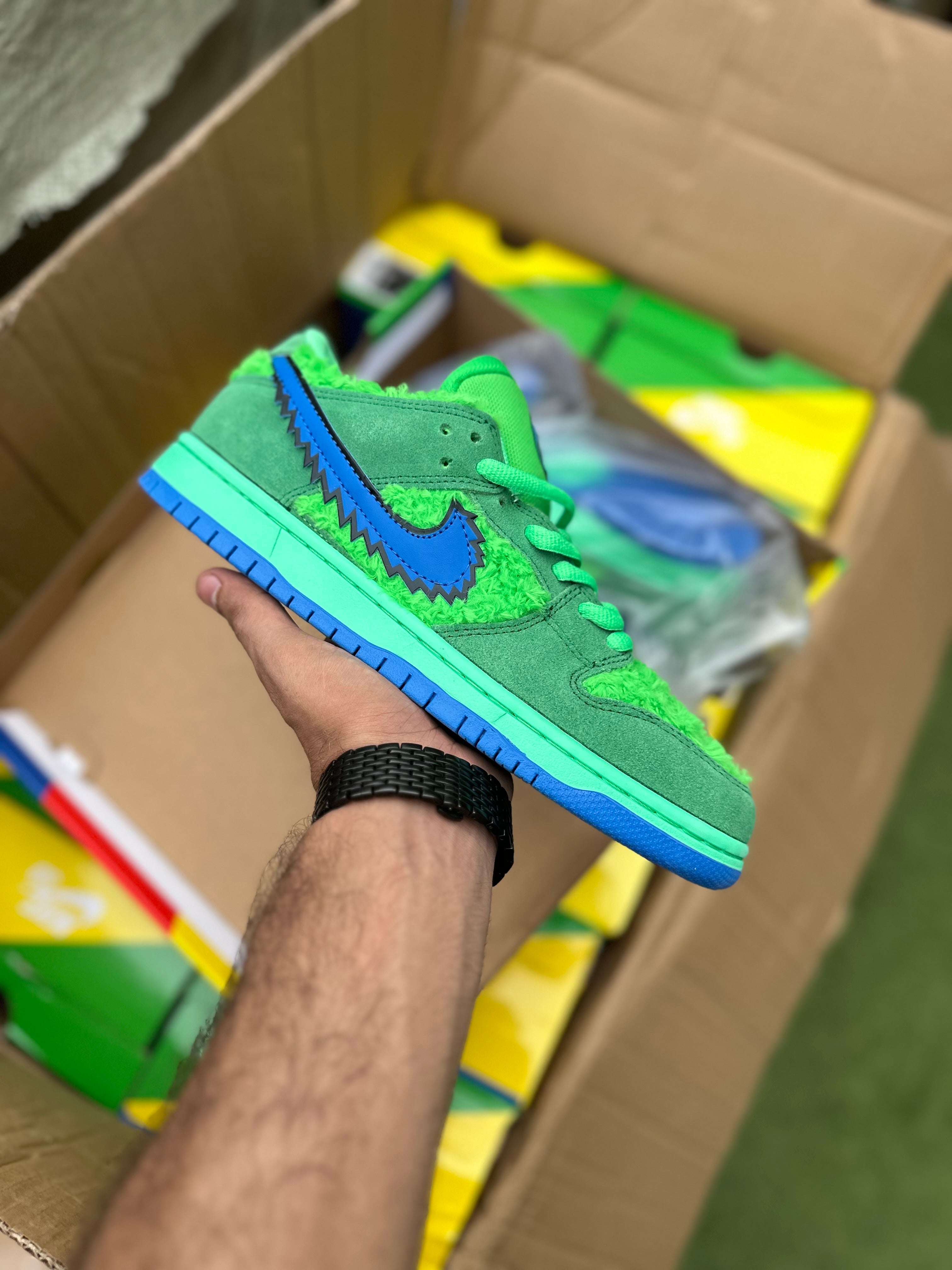 Dunks Grateful dead Green bear (Premium batch)