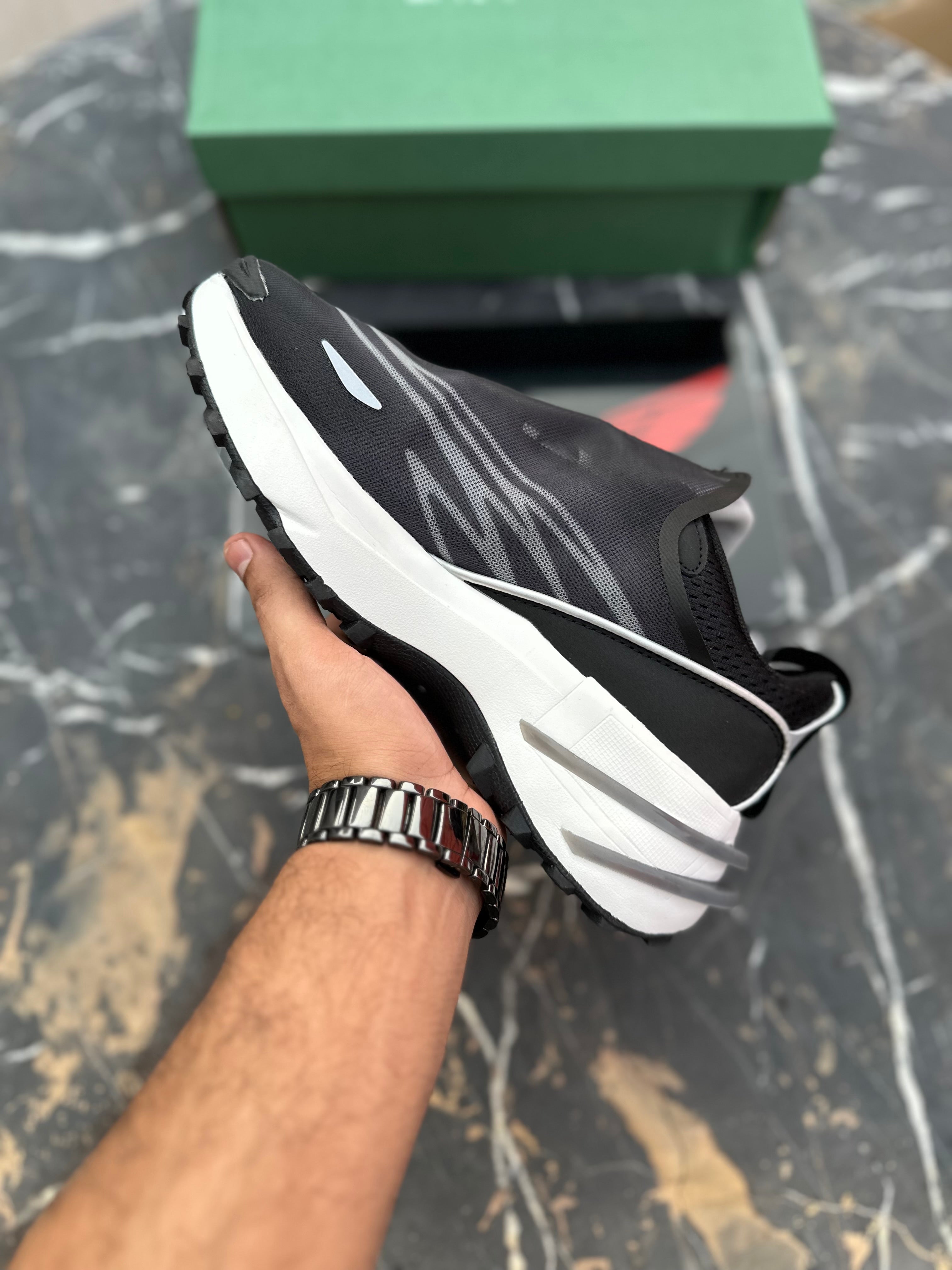 Lacosste Audyssor Trail sneaker  (Black White)