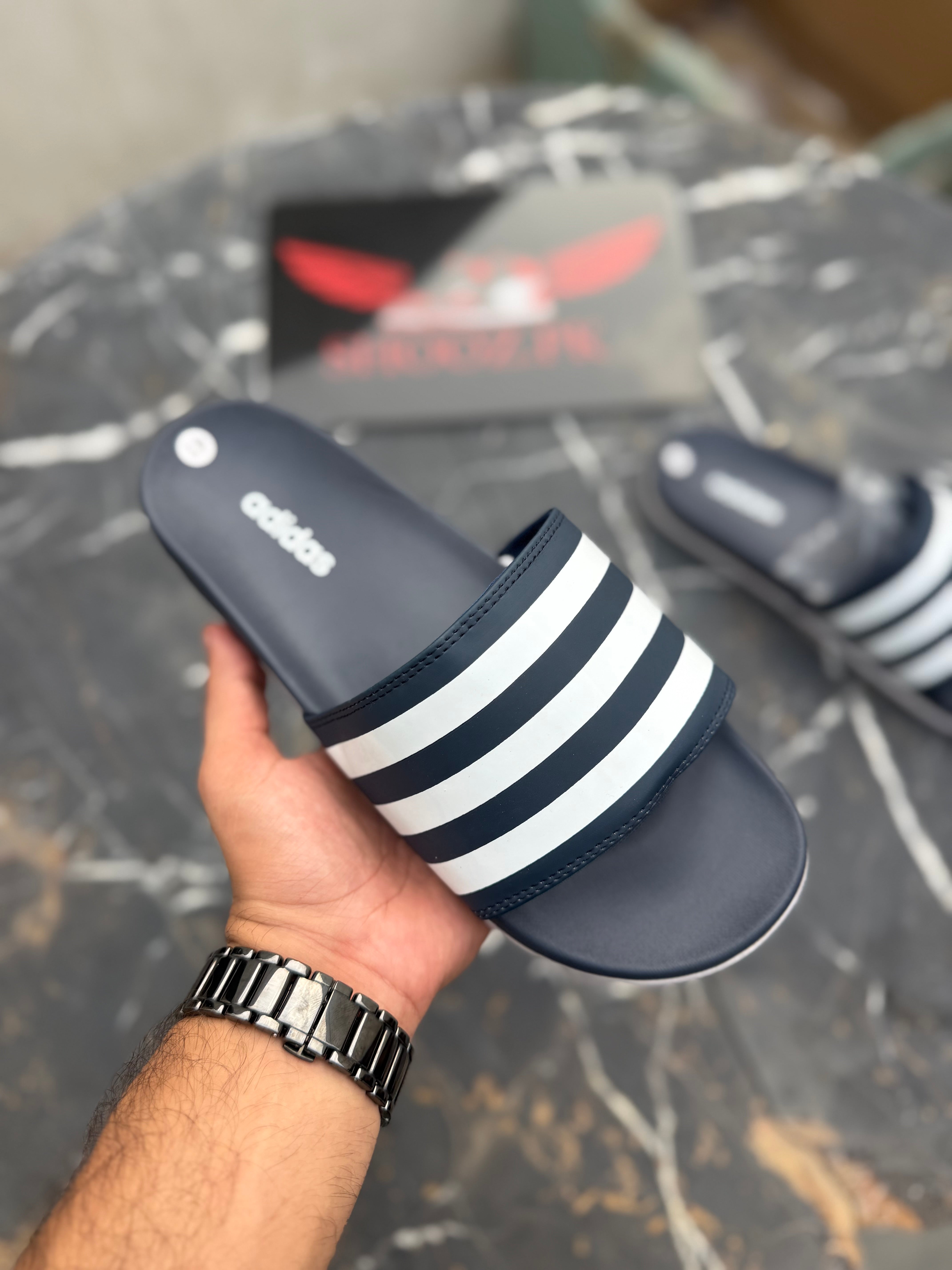 AD slides Navy (8805)