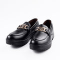 Chunky Sole Loafers- Black (Praada)